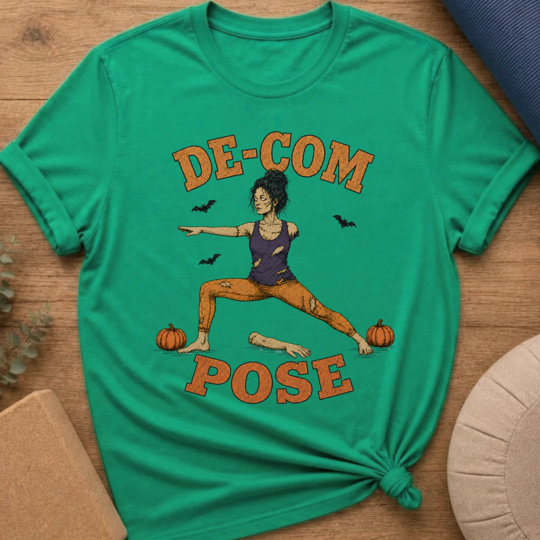 De-Com-Pose Zombie Yoga T-Shirt