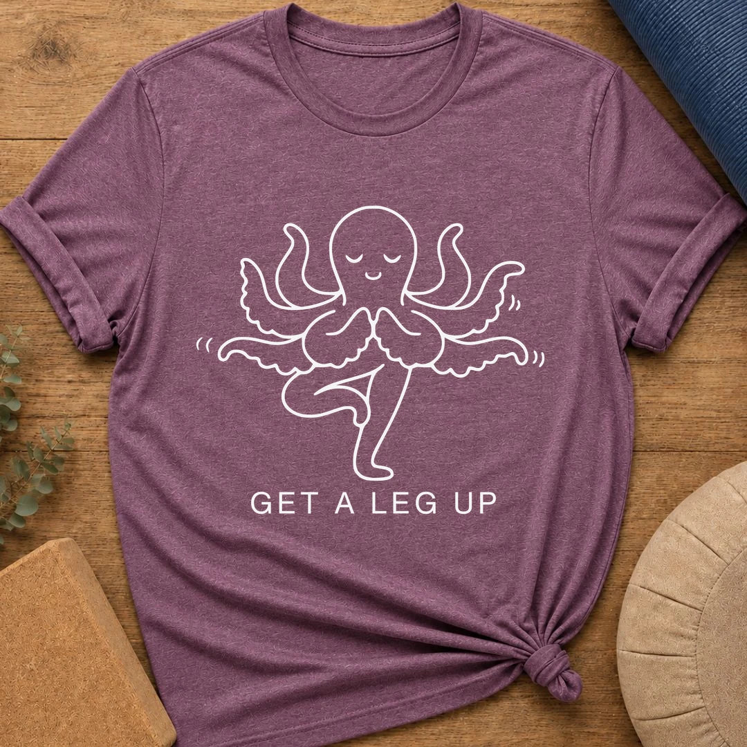 Get A Leg Up – Yoga Octopus T-Shirt
