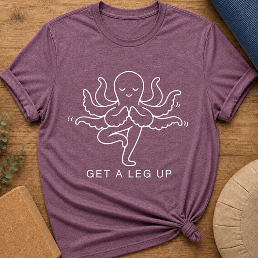 Get A Leg Up – Yoga Octopus T-Shirt