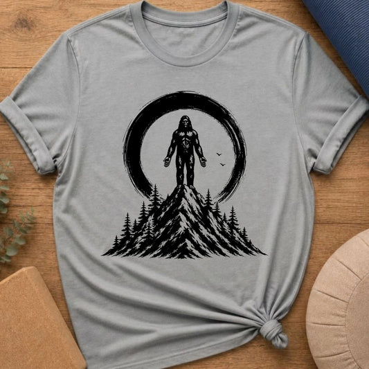 Sasquatch Mountain Pose Yoga T-Shirt