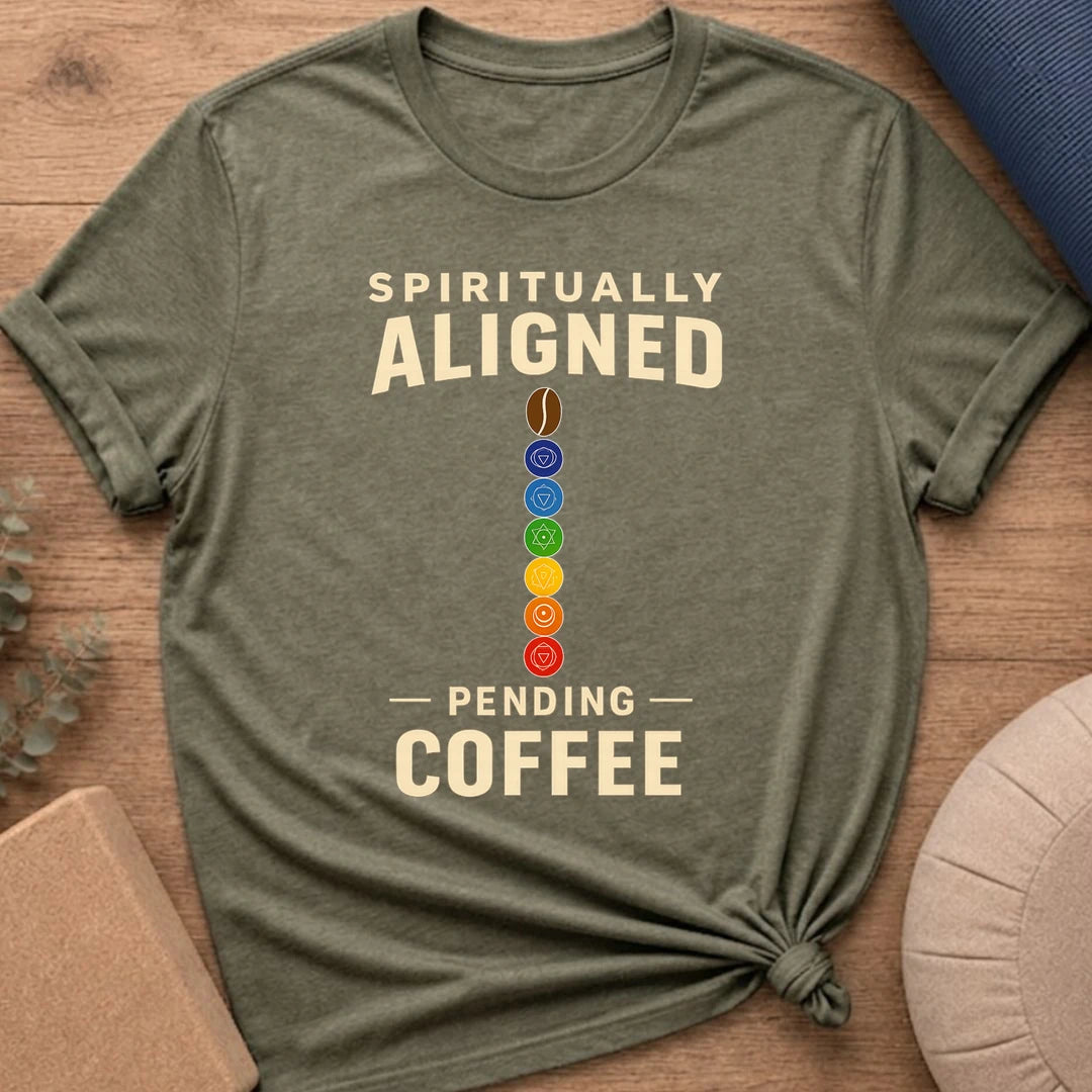Spiritually Aligned Pending Coffee T-Shirt
