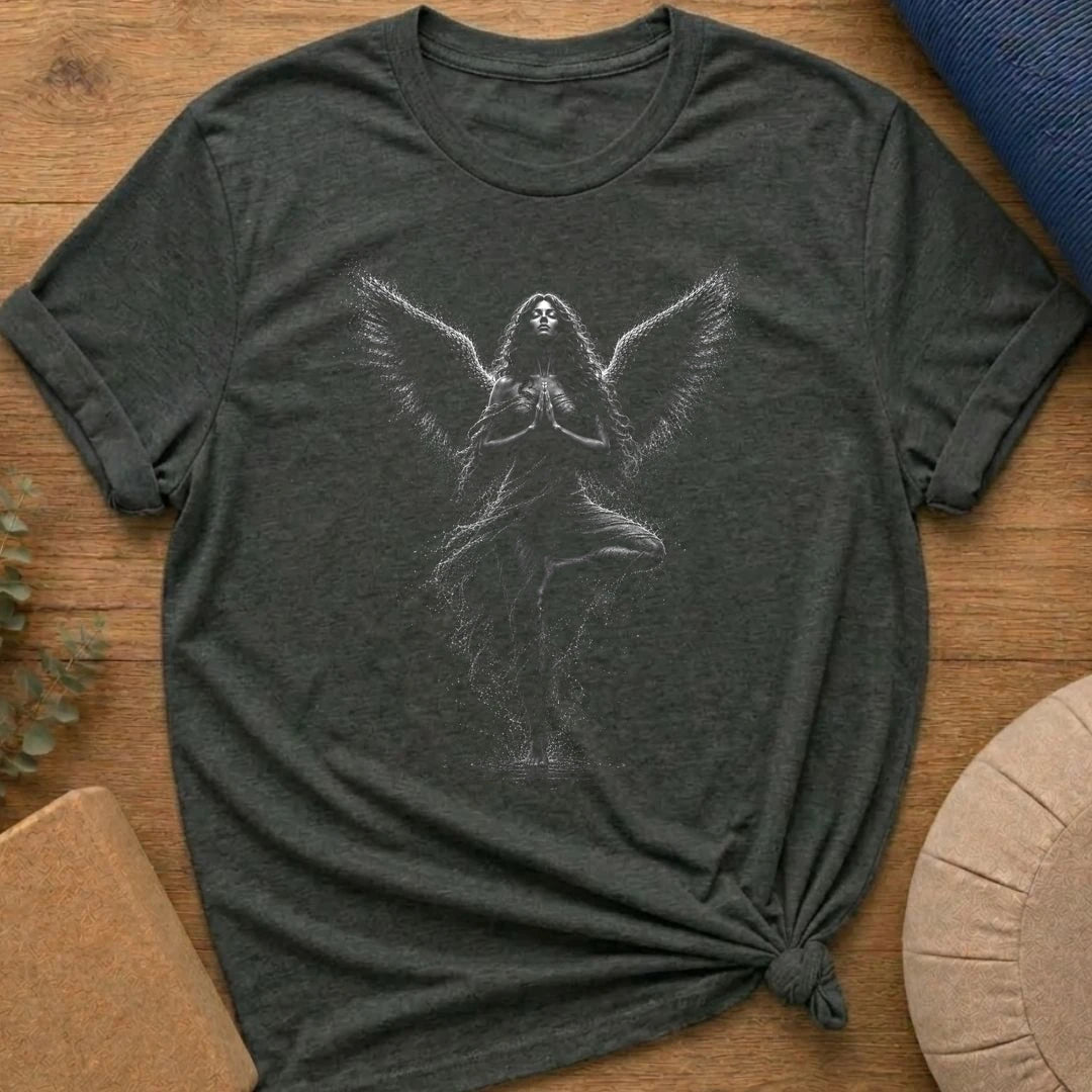 Vintage Tree Pose Angel T-Shirt