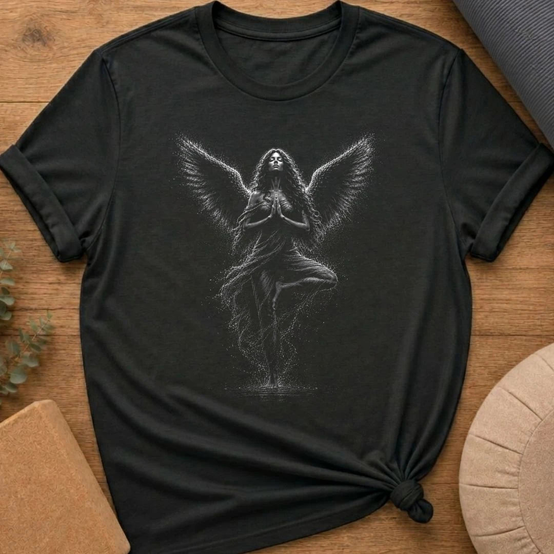 Vintage Tree Pose Angel T-Shirt