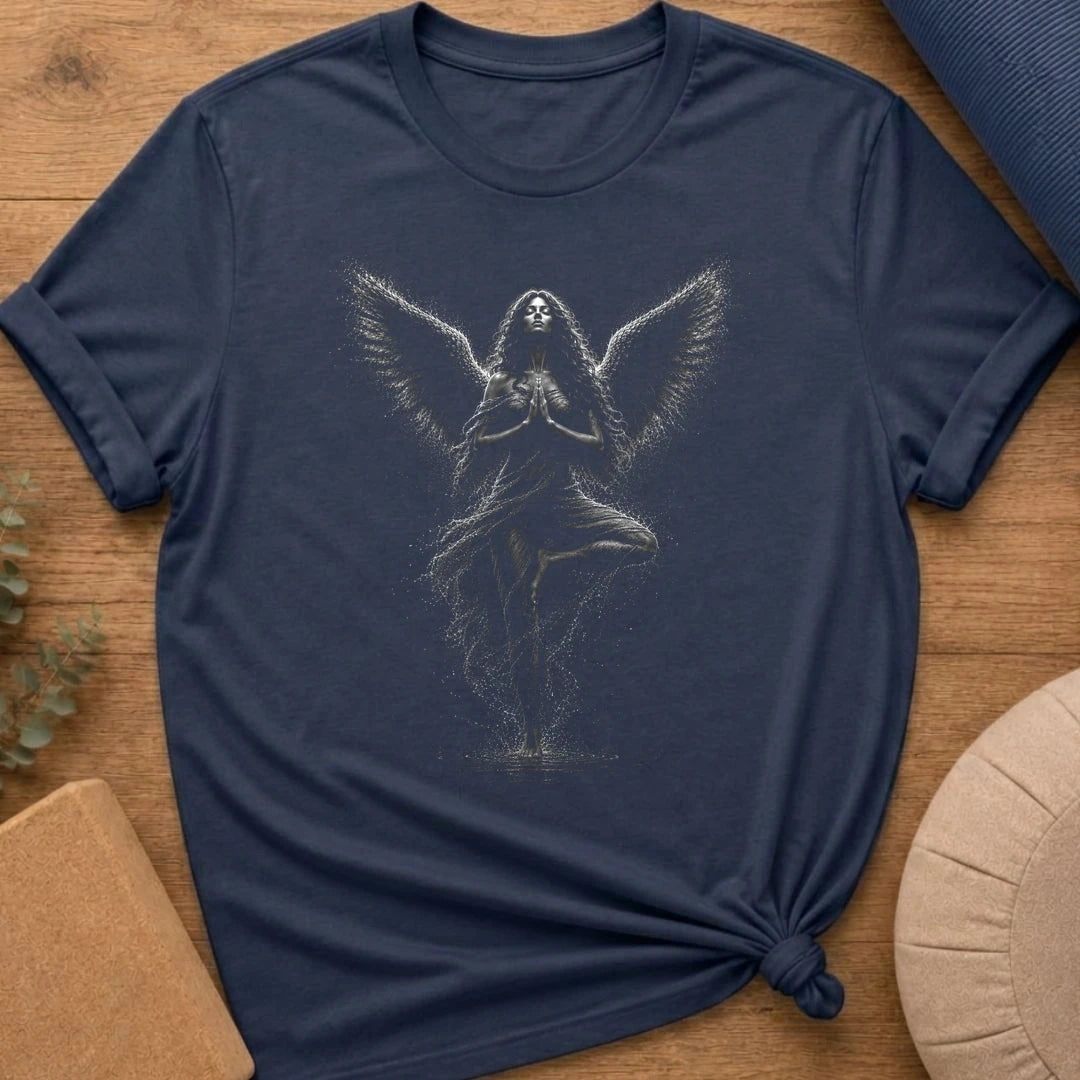 Vintage Tree Pose Angel T-Shirt