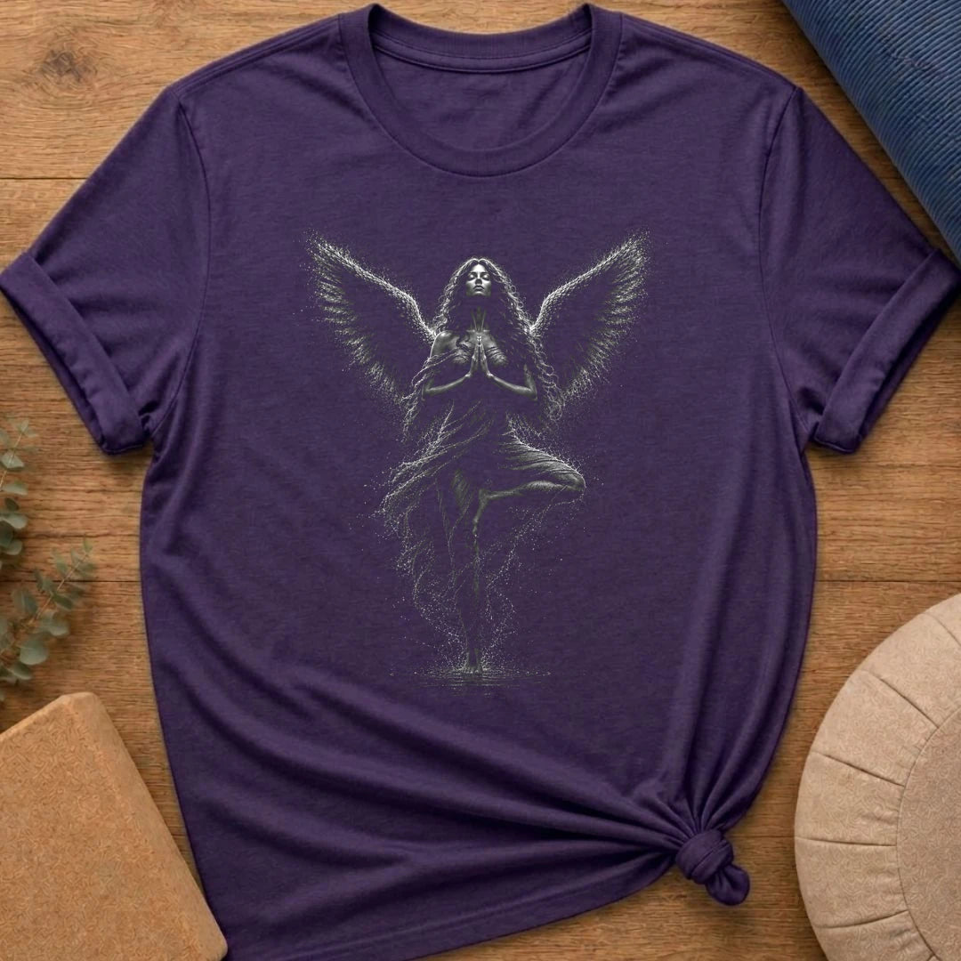Vintage Tree Pose Angel T-Shirt