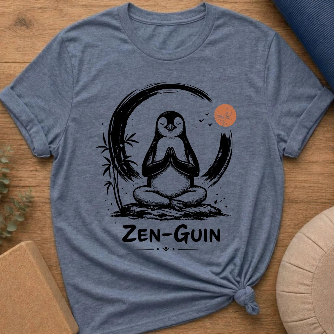 Zen-Guin Meditation T-Shirt