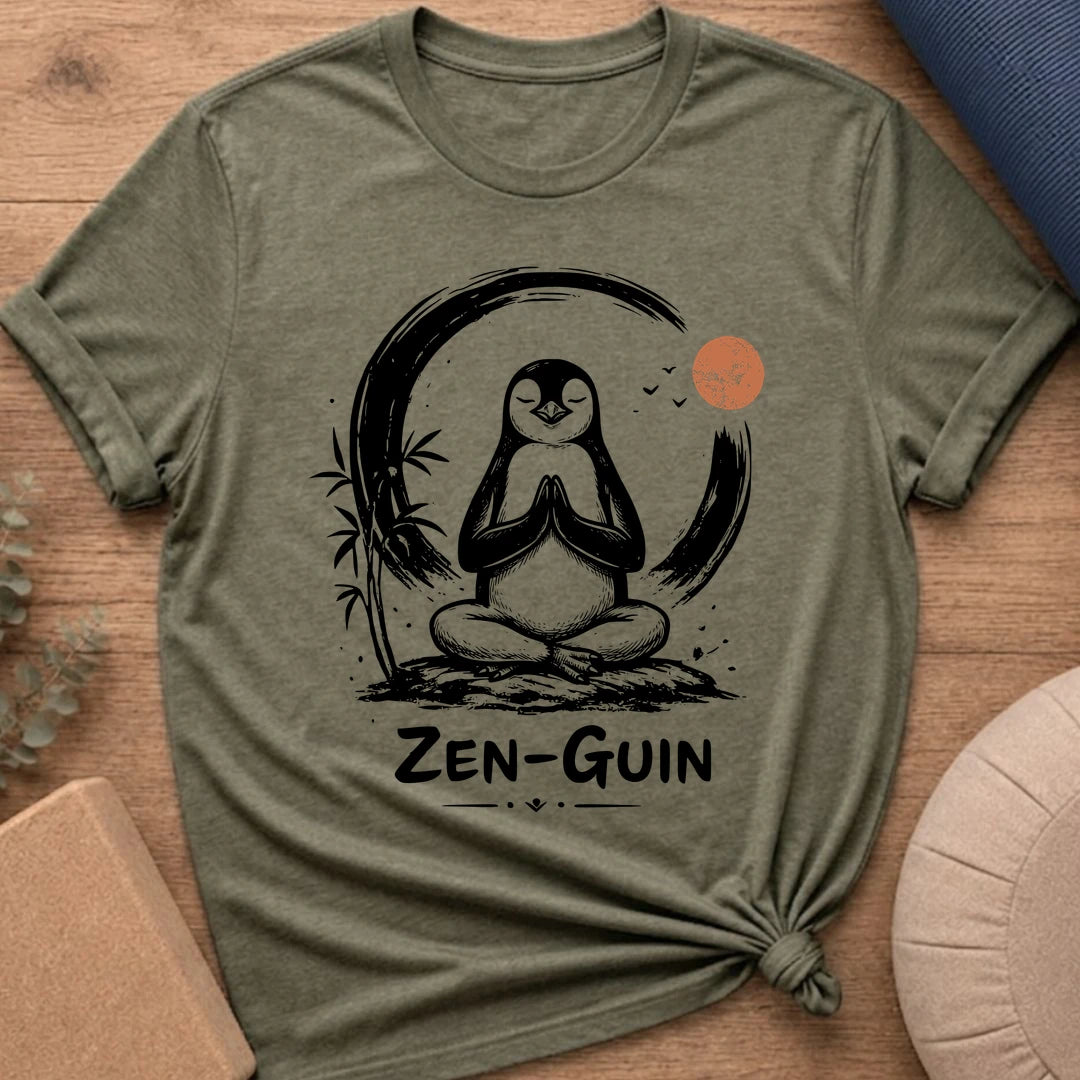 Zen-Guin Meditation T-Shirt