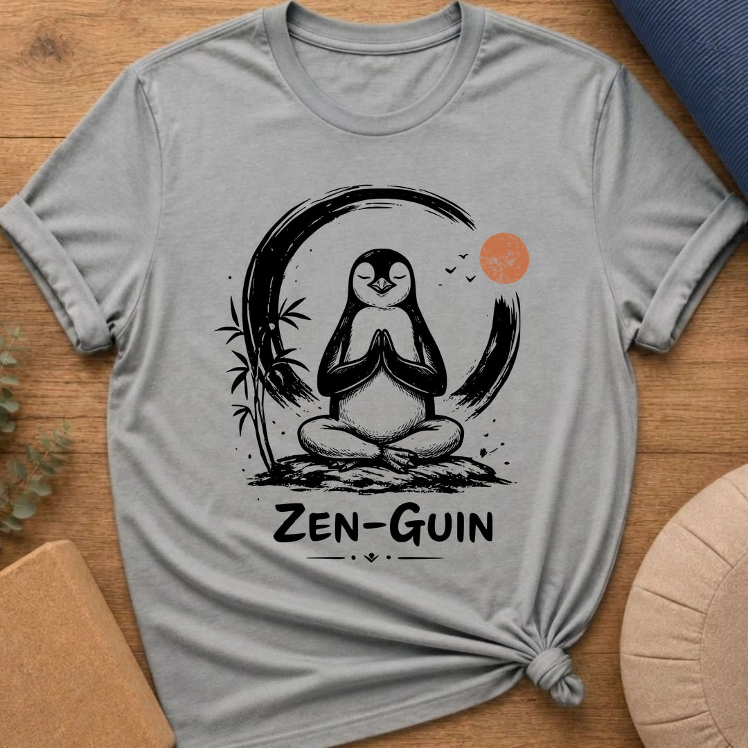 Zen-Guin Meditation T-Shirt