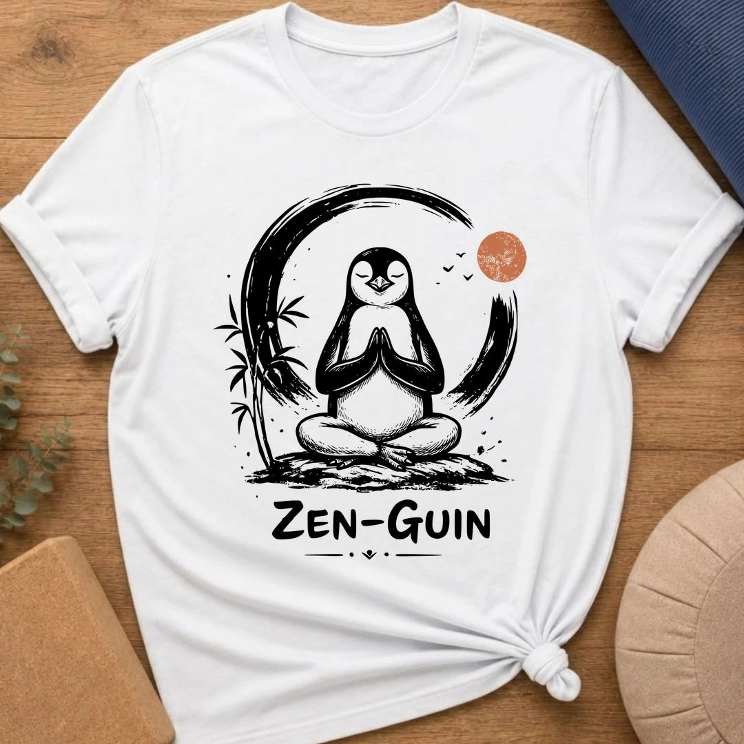 Zen-Guin Meditation T-Shirt