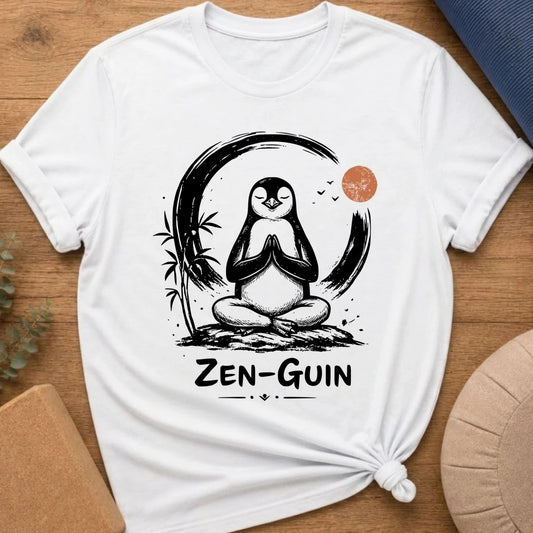 Zen-Guin Meditation T-Shirt